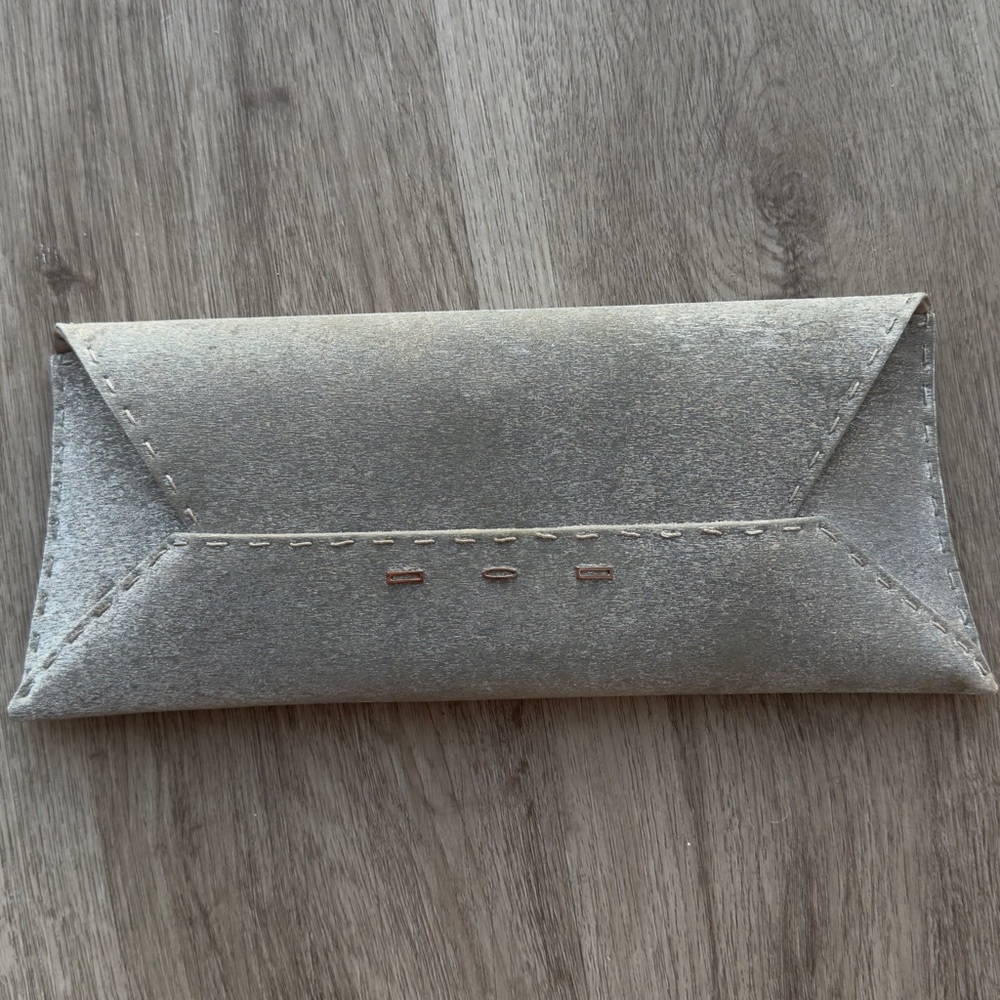 VBH Stretchsilver glitter clutch